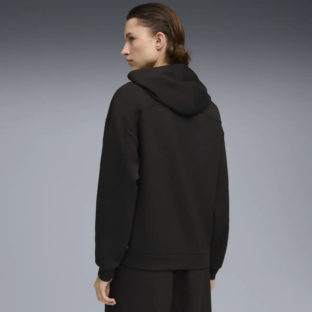 Puma W CLOUDSPUN HOODIE Siyah Kadın Sweatshirt