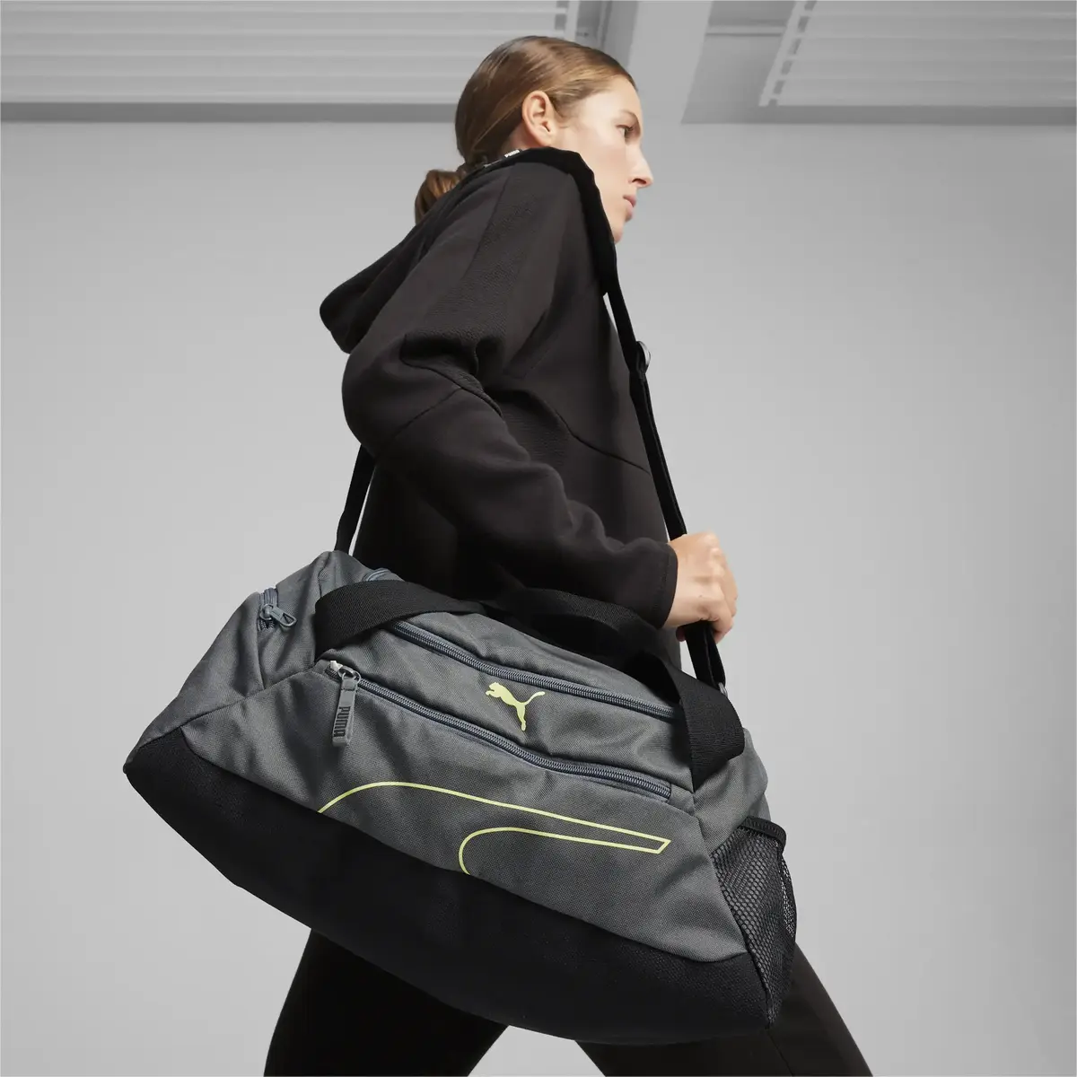 Puma Fundamentals Sports Bag S Gri Spor Çantası