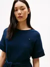 Tommy Hilfiger MODERN CODY DRESS, C1G Lacivert Kadın Elbise-Etek
