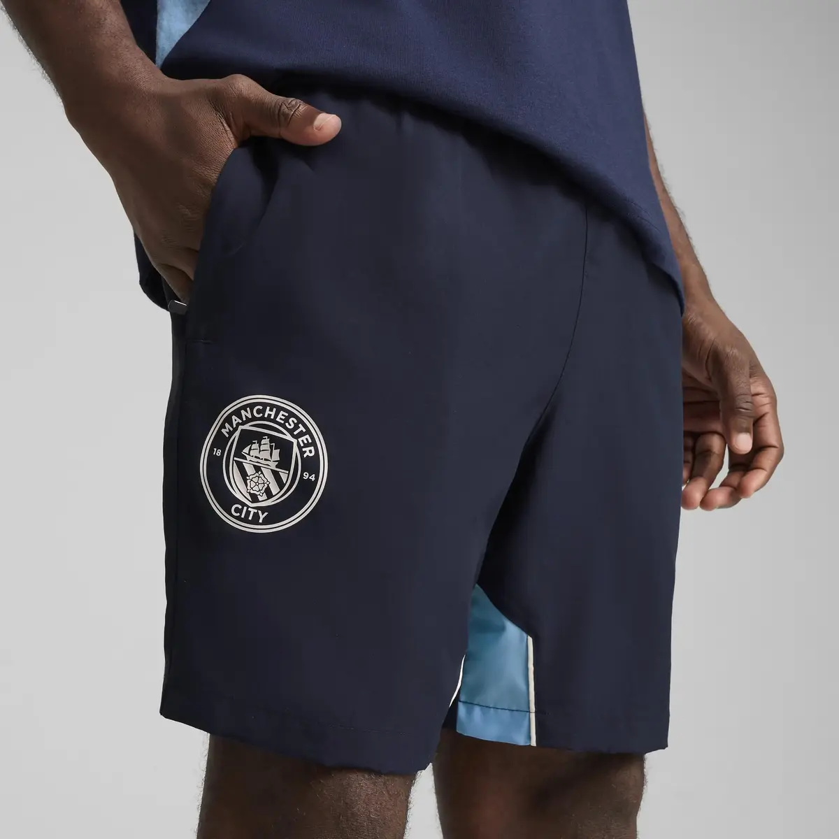 Puma MCFC ftblARCHIVE Short Mavi Erkek Şort