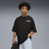 Puma WARDROBE ESS Graphic Tee Siyah Unisex T-Shirt & Polo