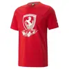 Puma Ferrari Race Big Shield Tee Kırmızı Erkek/Unisex T-Shirt