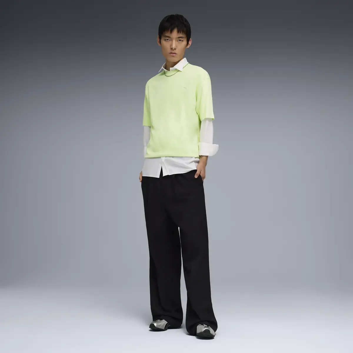 Puma SELECT Essentials Tee Sarı Erkek T-Shirt