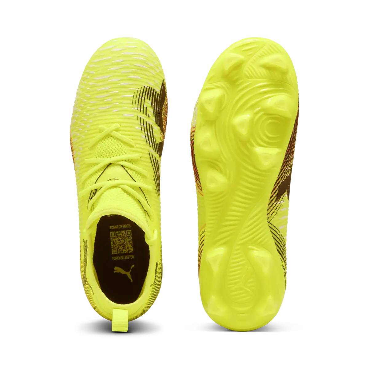 Puma FUTURE 8 MATCH FG/AG Jr Sarı Erkek Çocuk Krampon