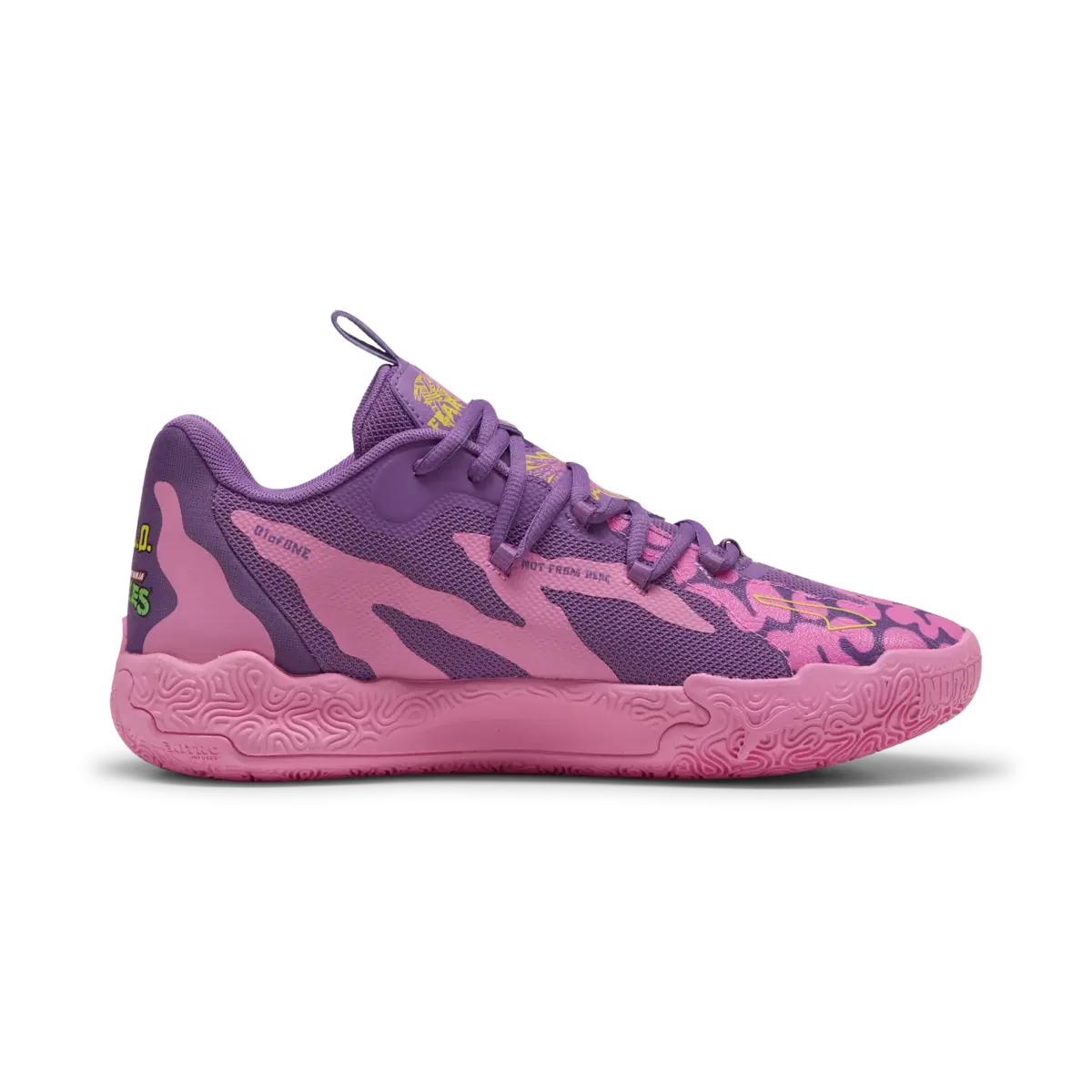 Puma MB.03 Lo TMNT Krang Mor Unisex Spor Ayakkabı