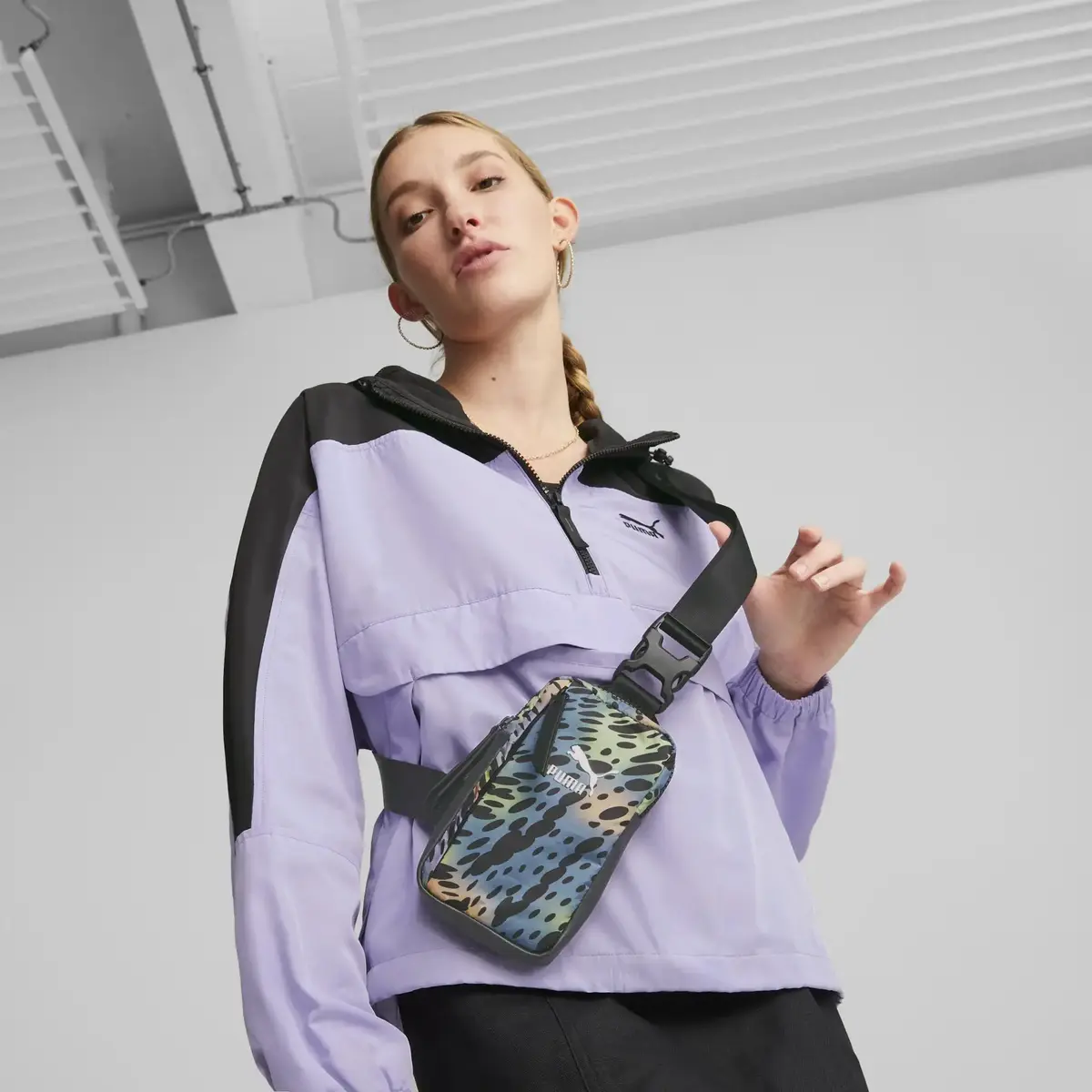 Puma Prime Time Front Loader Siyah Kadın Bel Çantası