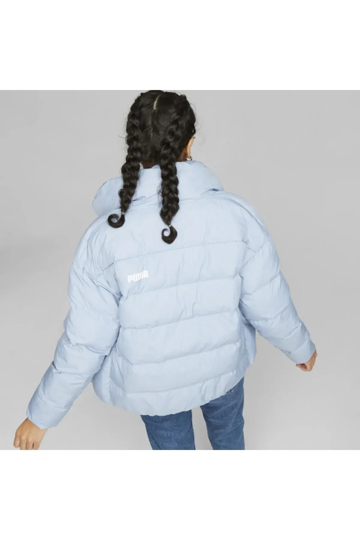 Puma Ess+ Polyball Puffer Mavi Kadın Şişme Mont