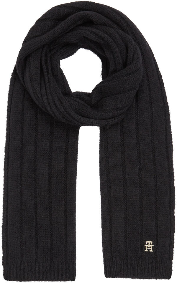 Tommy Hilfiger TH TIMELESS SCARF Kadın Siyah Atkı