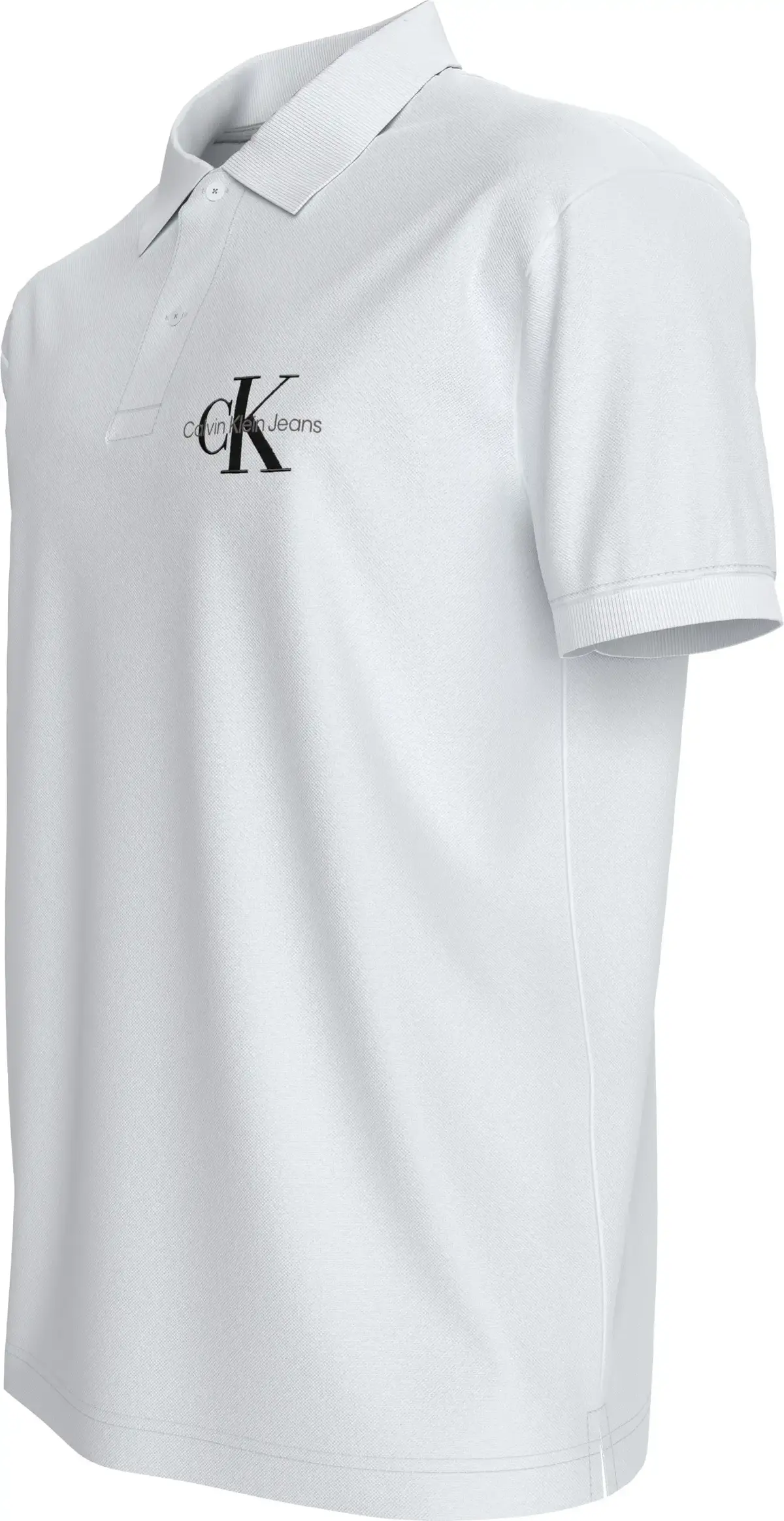 Calvin Klein MONOLOGO POLO, YAF Beyaz Erkek T-Shirt & Polo