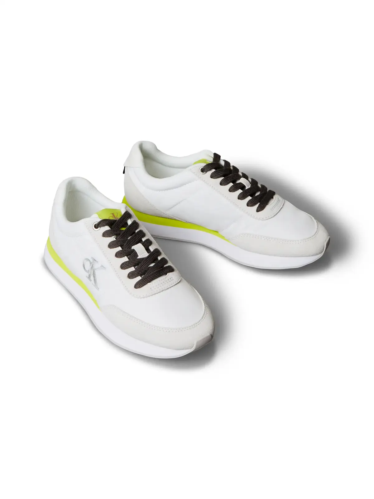 Calvin Klein RETRO RUNNER LACE U Yeşil Kadın Spor Ayakkabı & Sneaker