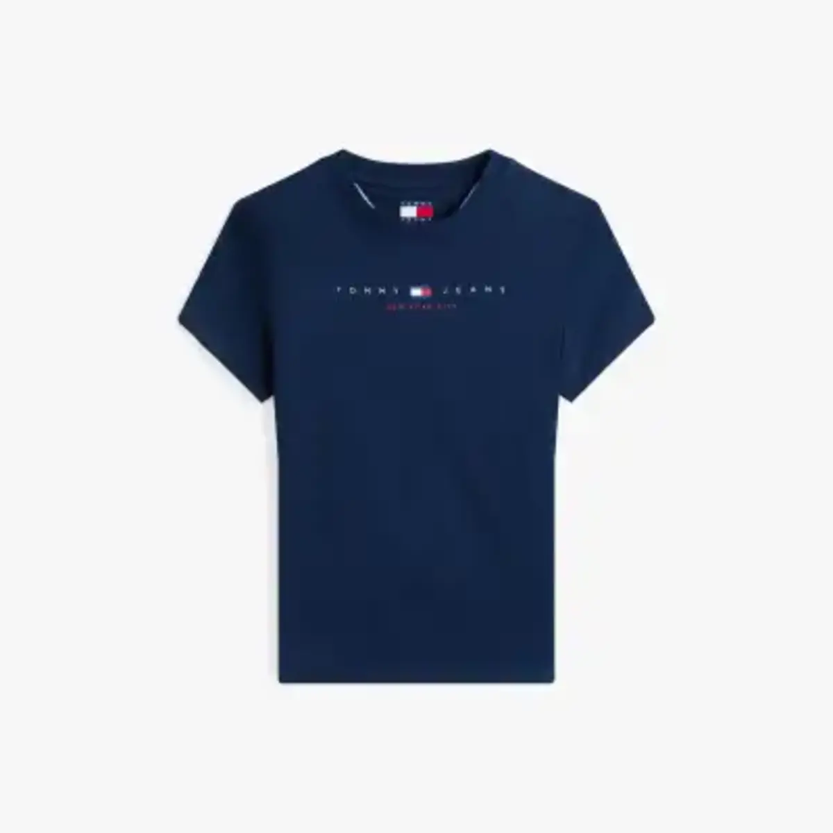 Tommy Hilfiger TJW SLIM TJ US LINEA, C1G Lacivert Kadın T-Shirt & Polo