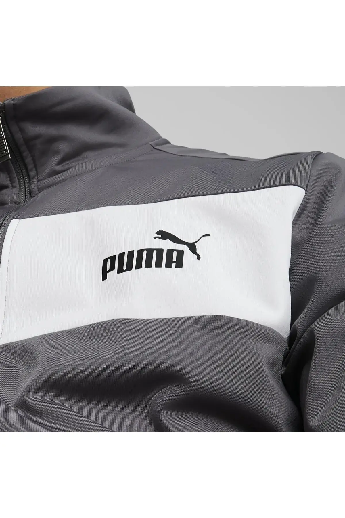 Puma Poly Suit cl Koyu Gri Erkek Eşofman Takımı