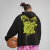 Puma Hoops x TMNT Hoodie Siyah Erkek Sweatshirt