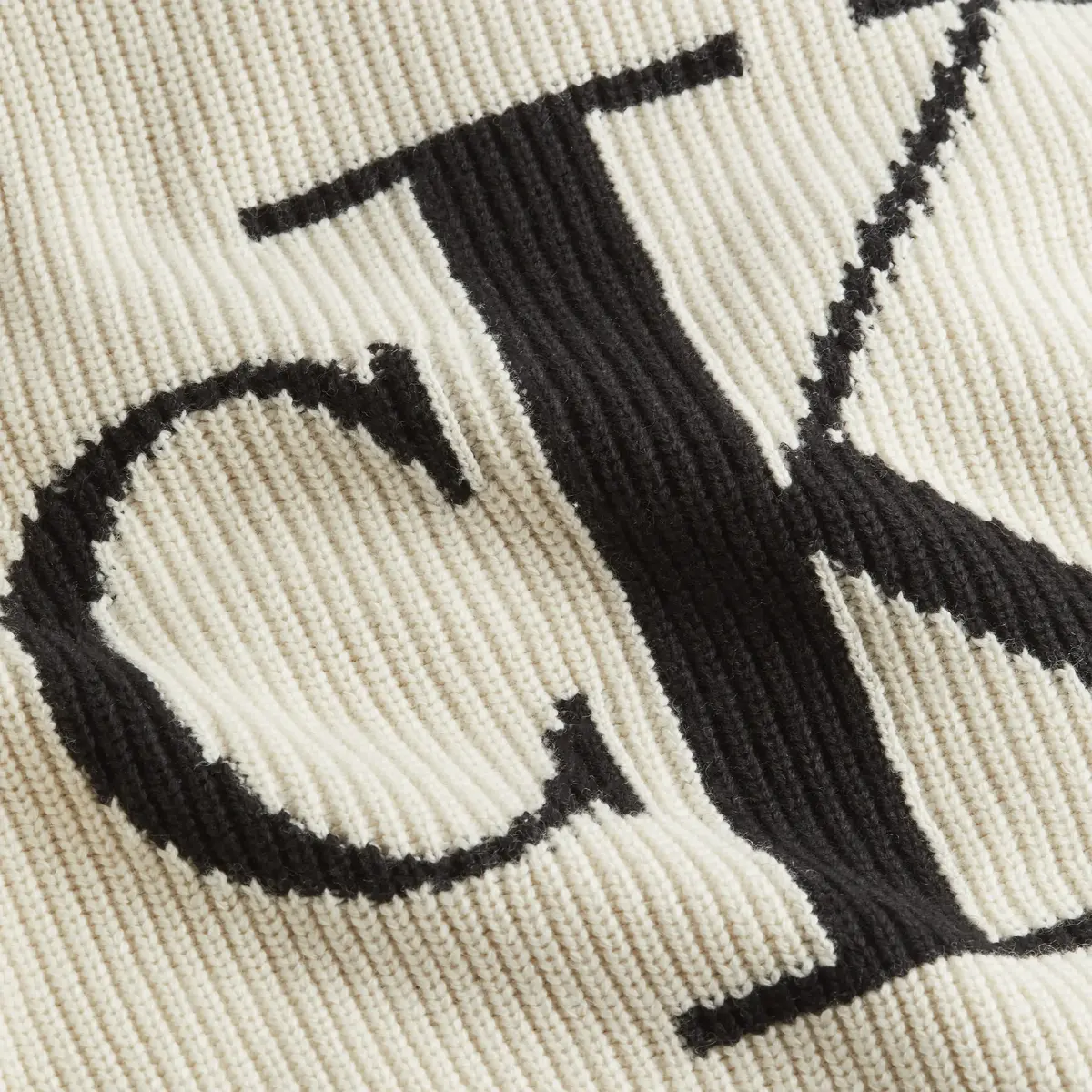 Calvin Klein BLOWN UP CK HIGH NEC Kadın Krem Kazak