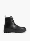 Calvin Klein TRANSP COMBAT MID LA Erkek Siyah Bot