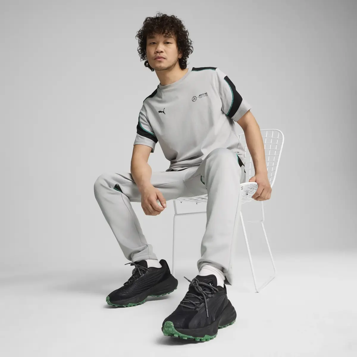 Puma MAPF1 MT7+ Tee Gri Erkek T-Shirt