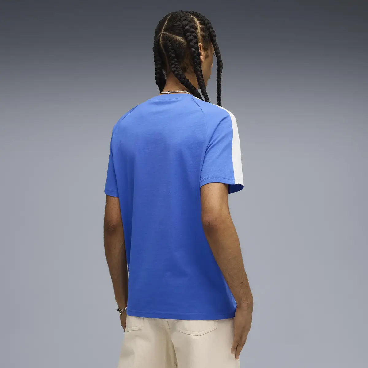 Puma T7 Tee Mavi Erkek T-Shirt
