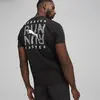 Puma MEN’S GRAPHIC RUN EMBLEM TEE Siyah Erkek T-Shirt