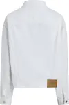 Calvin Klein BOXY DENIM JACKET, 1AA Beyaz Kadın Kot Ceket