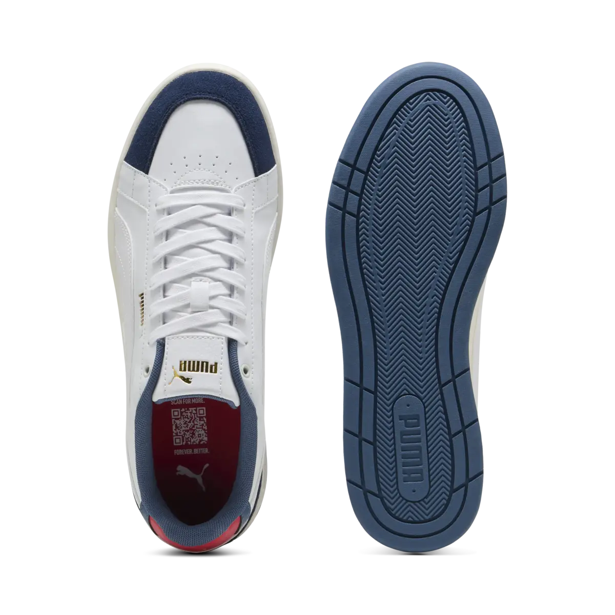 PUMA Court Classico Sport Erkek Beyaz Günlük Sneaker Ayakkabı