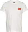 Tommy Hilfiger TJW REG TJ BUBBLE TE, YBL Beyaz Kadın T-Shirt & Polo