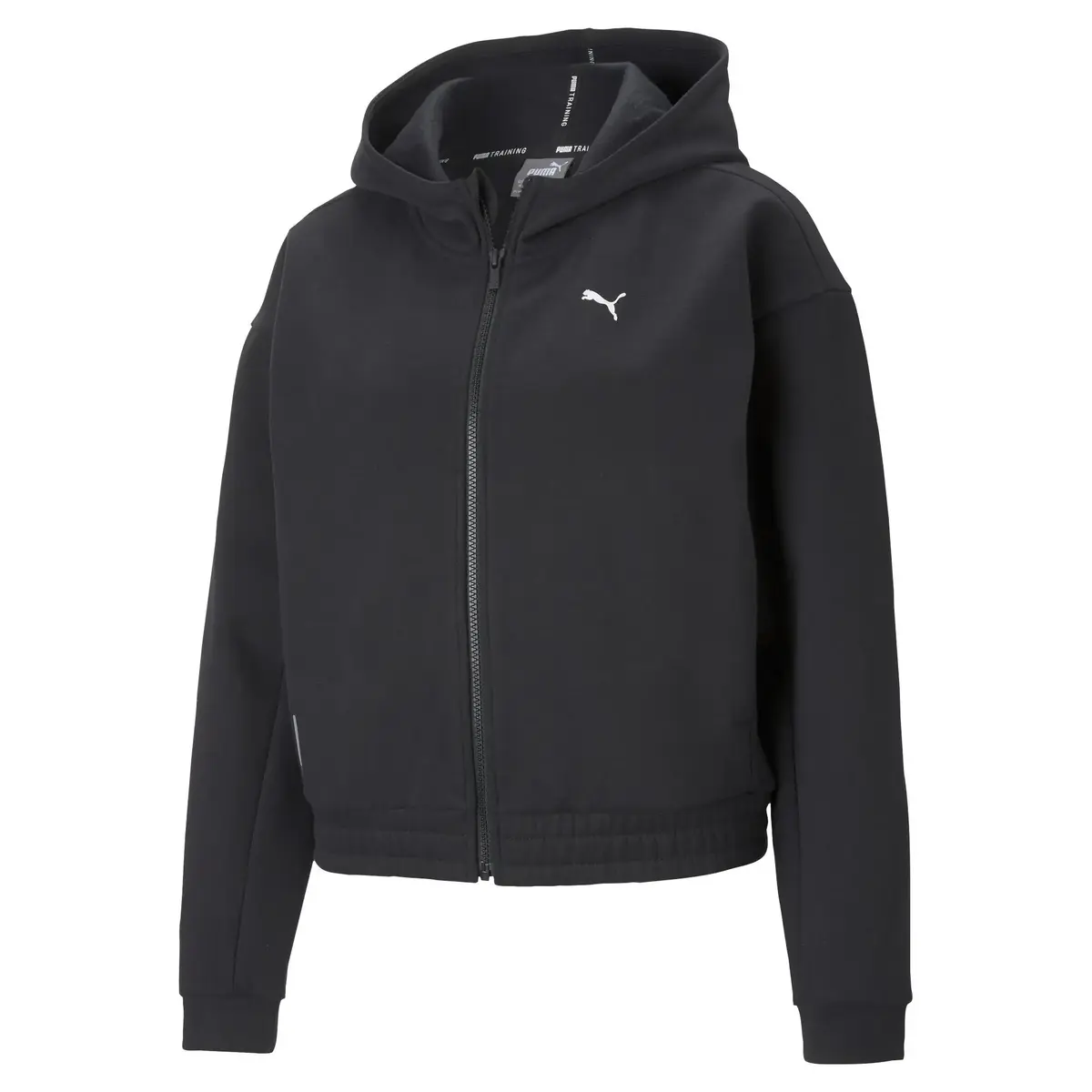 Puma Train Favorite Fleece Full Zip Siyah Kadın Fermuarlı Spor Ceketi