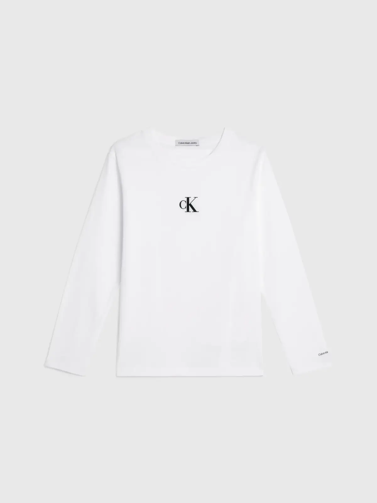 CK LOGO LS T-SHIRT, YAF