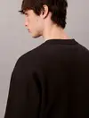 Calvin Klein PREMIUM FLEECE LOGO, UB1 Siyah Erkek Sweatshirt