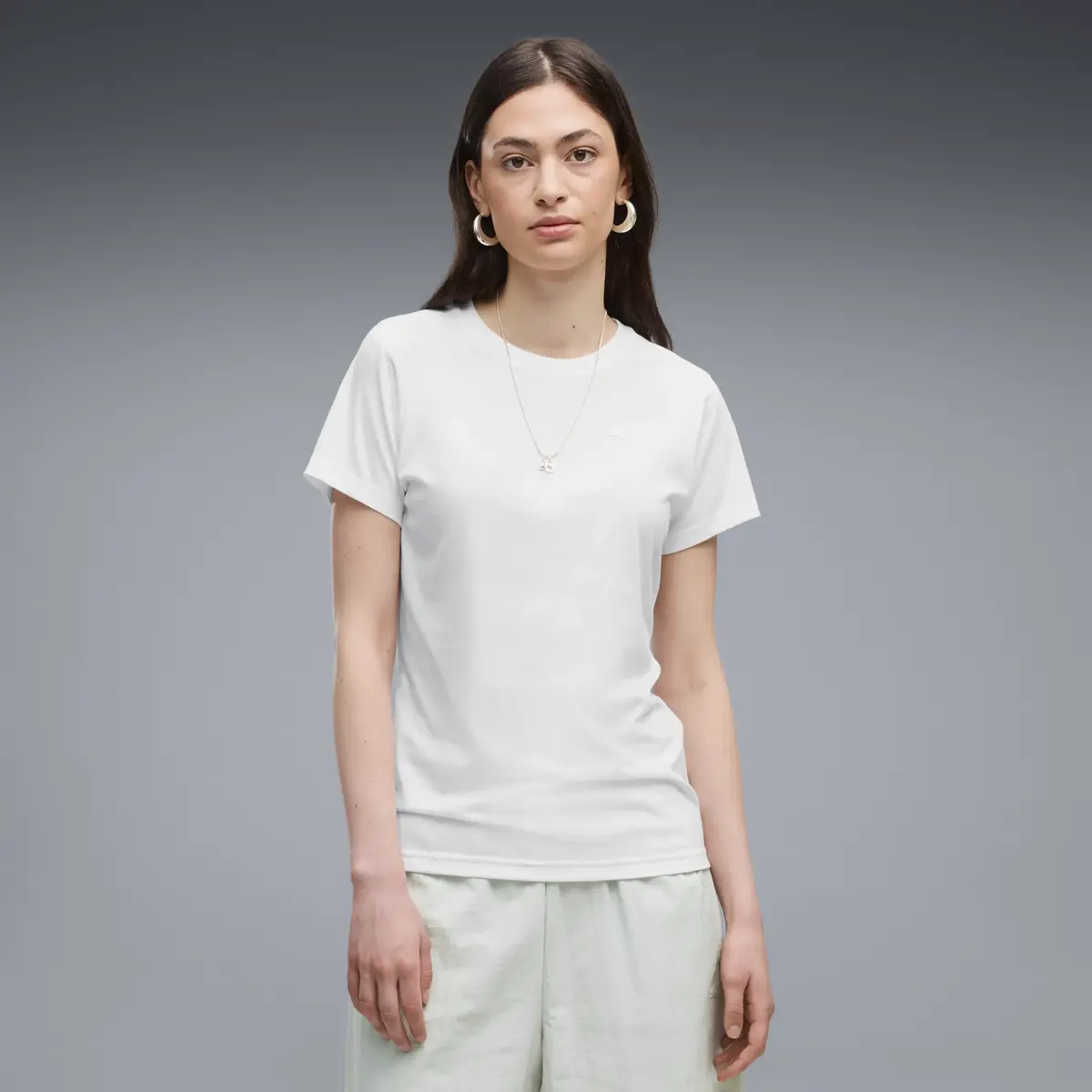 PUMA PUMATECH SENSE Tee Beyaz Kadın T-Shirt