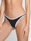Calvin Klein HIGH LEG CHEEKY BIKI, BEH Siyah Kadın Bikini Altı