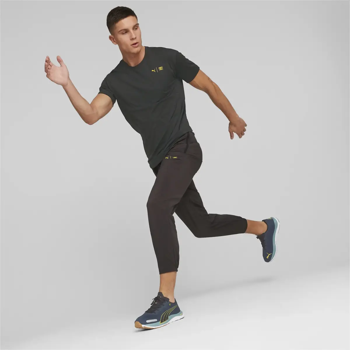 Puma Velocity Nitro 2 FMile Dark Night-Fresh Lacivert Erkek Günlük Spor Ayakkabı