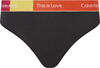 Calvin Klein THONG (FF) Kadın Siyah Tanga