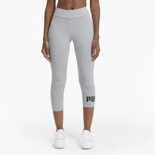 Puma ESS 45019 Logo Leggings Light Gri Kadın Tayt