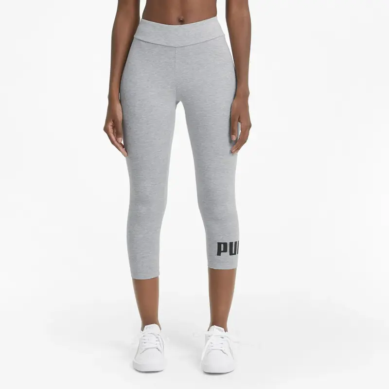 Puma ESS 45019 Logo Leggings Light Gri Kadın Tayt