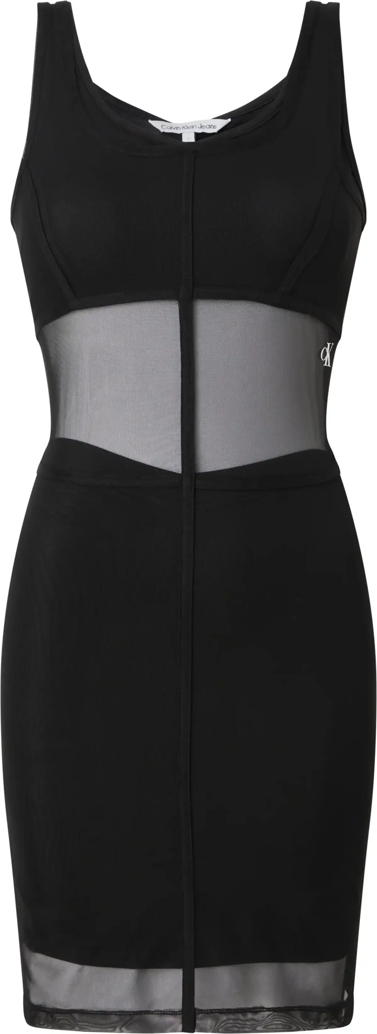 Calvin Klein MESH TANK DRESS Kadın Siyah Elbise