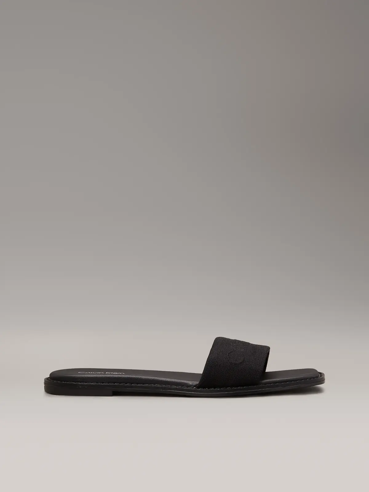 Calvin Klein FLAT SLIDE - HE, BEH Siyah Kadın Terlik