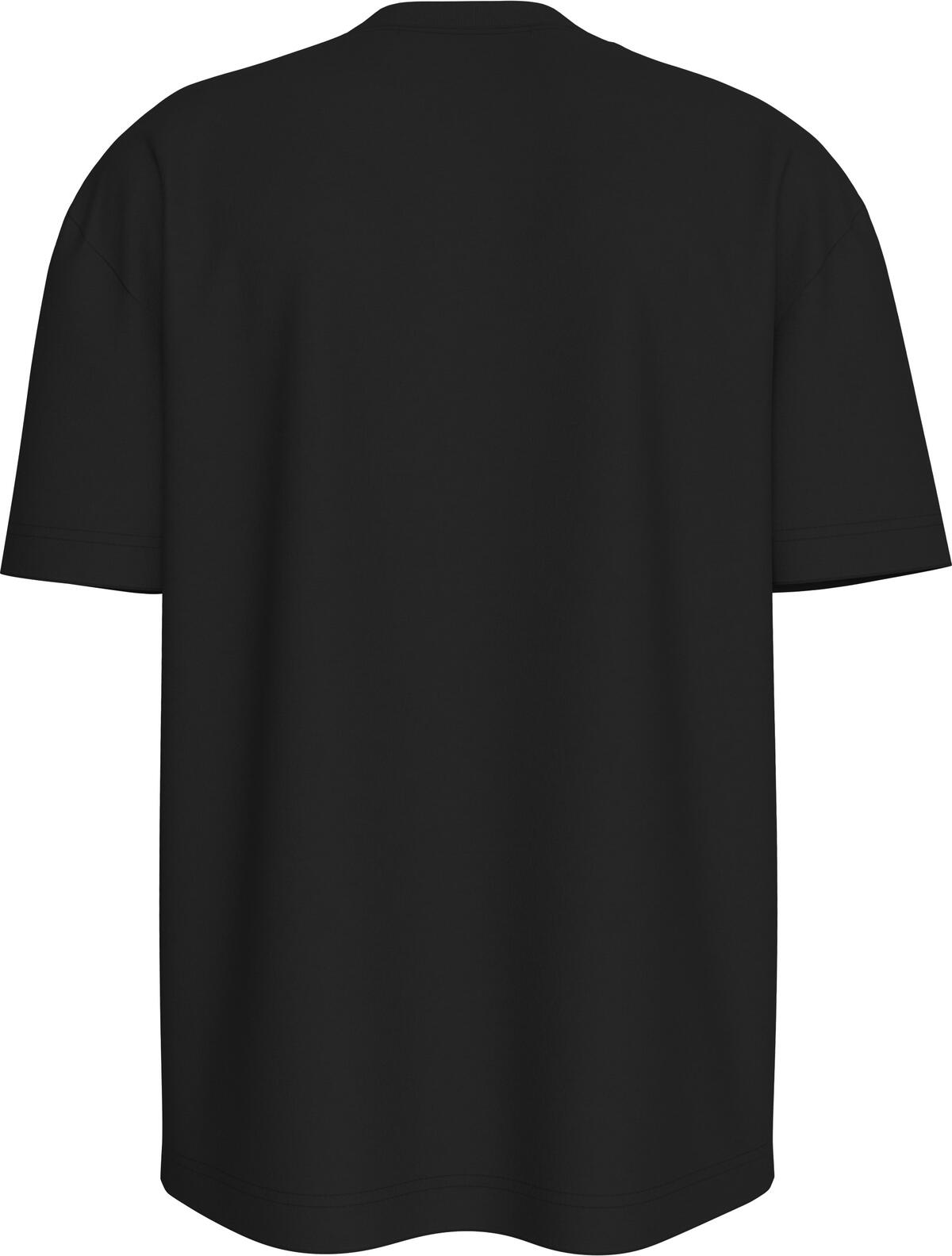 Calvin Klein MONOLOGO APPLIQUE TE Erkek Siyah T-Shirt