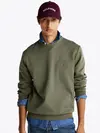 Tommy Hilfiger ESSENTIAL INTECHNO C, PLI Yeşil Erkek Sweatshirt