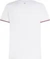 Tommy Hilfiger TOMMY LOGO TIPPED TE, YBR Beyaz Erkek T-Shirt & Polo
