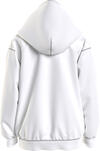 Calvin Klein MINI BLOCK LOGO HOOD Erkek Beyaz Hoodie
