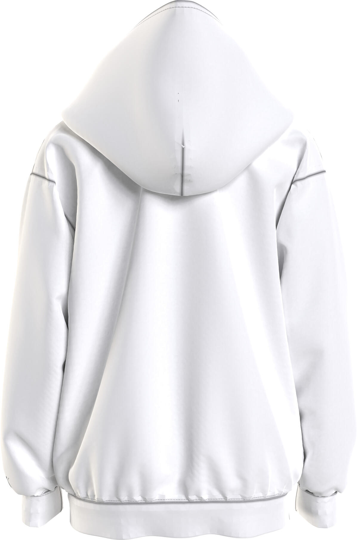 Calvin Klein MINI BLOCK LOGO HOOD Erkek Beyaz Hoodie