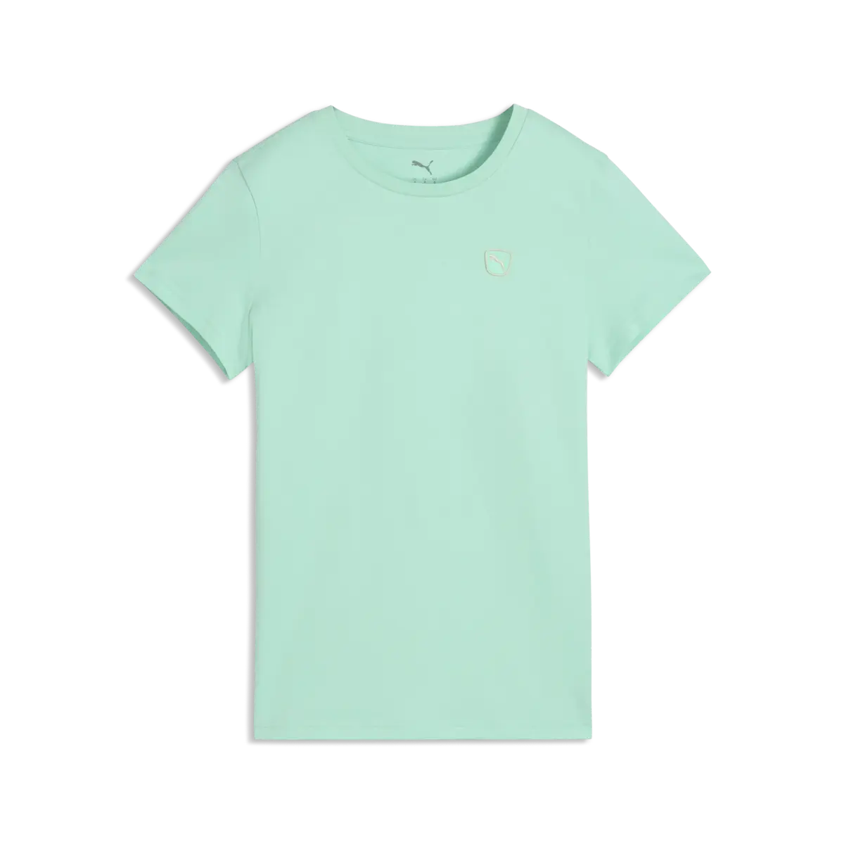 Puma ESS ELEVATED Tee TK W Yeşil Kadın T-Shirt