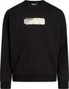 Calvin Klein LAYERED GEL LOGO SWE Erkek Siyah Sweatshirt