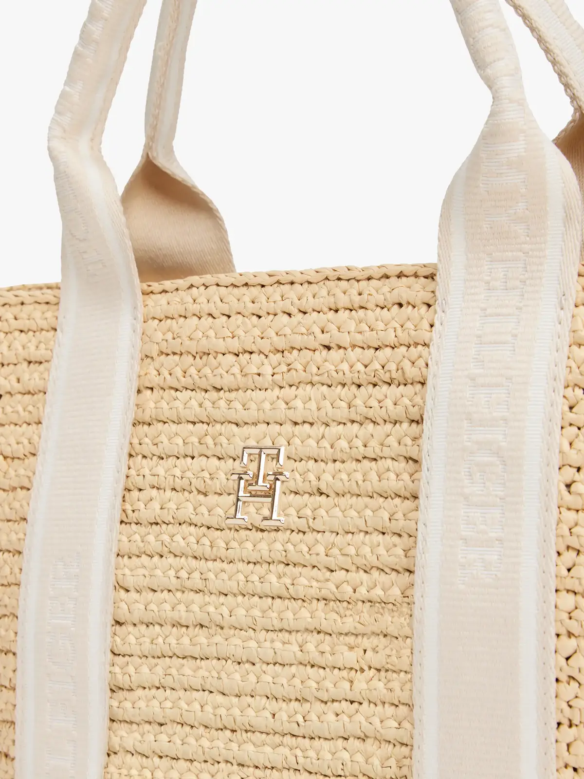 Tommy Hilfiger TH SPRING LOGO MINI, AA8 Krem Kadın Çanta & Cüzdan