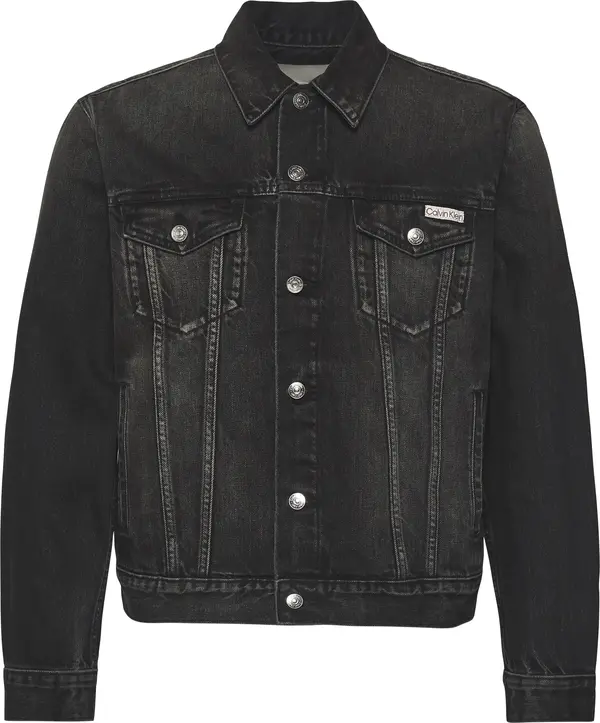 Calvin Klein KLEIN BLACK CLASSIC TRUCKER Erkek Siyah  Ceket