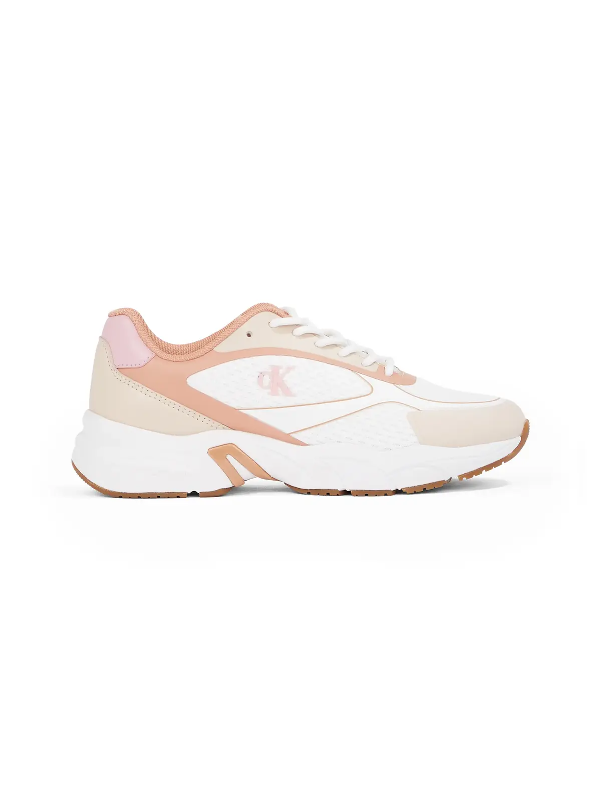 Calvin Klein RETRO TENNIS KNIT MG Bej Kadın Sneaker