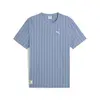 Puma PUMA CLASS Striped Tee Mavi Erkek T-Shirt