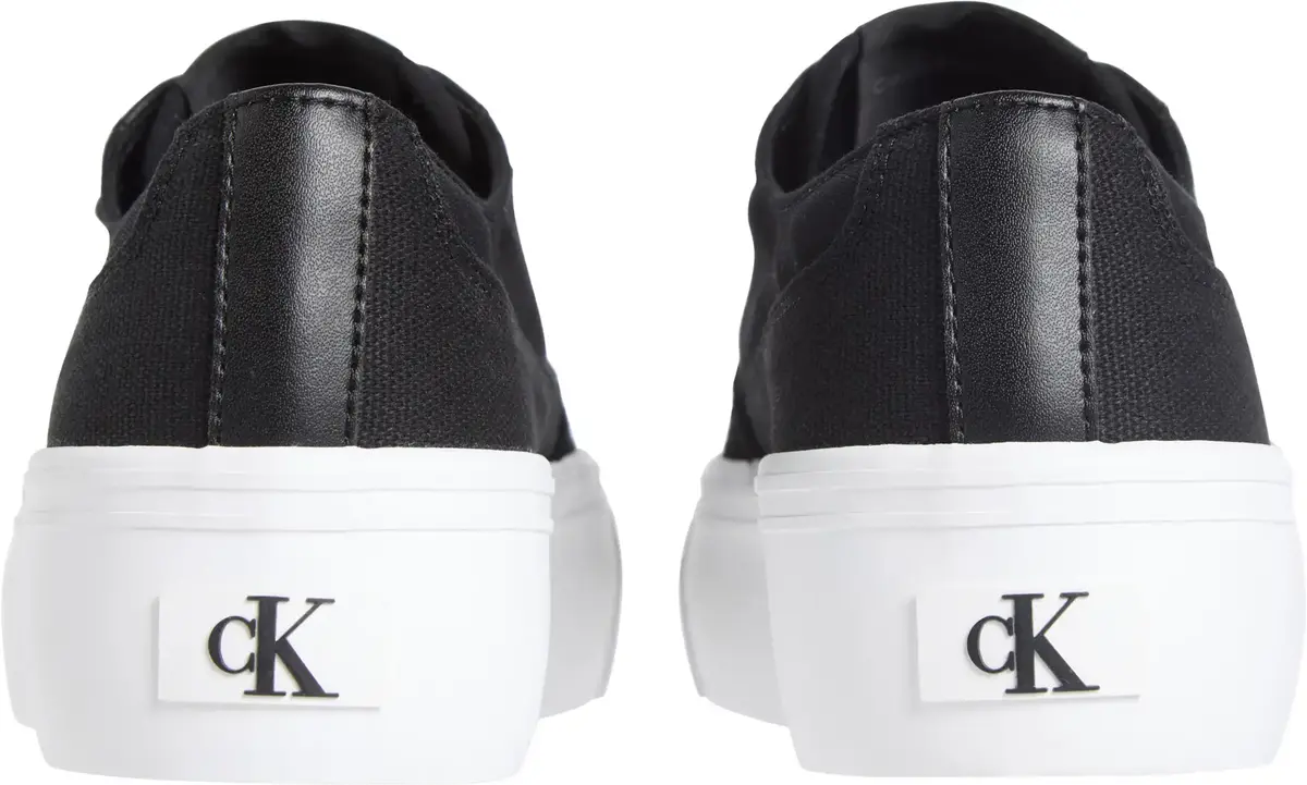 Calvin Klein VULC FLATFORM LOW CV, 0GM Siyah Kadın Spor Ayakkabı & Sneaker