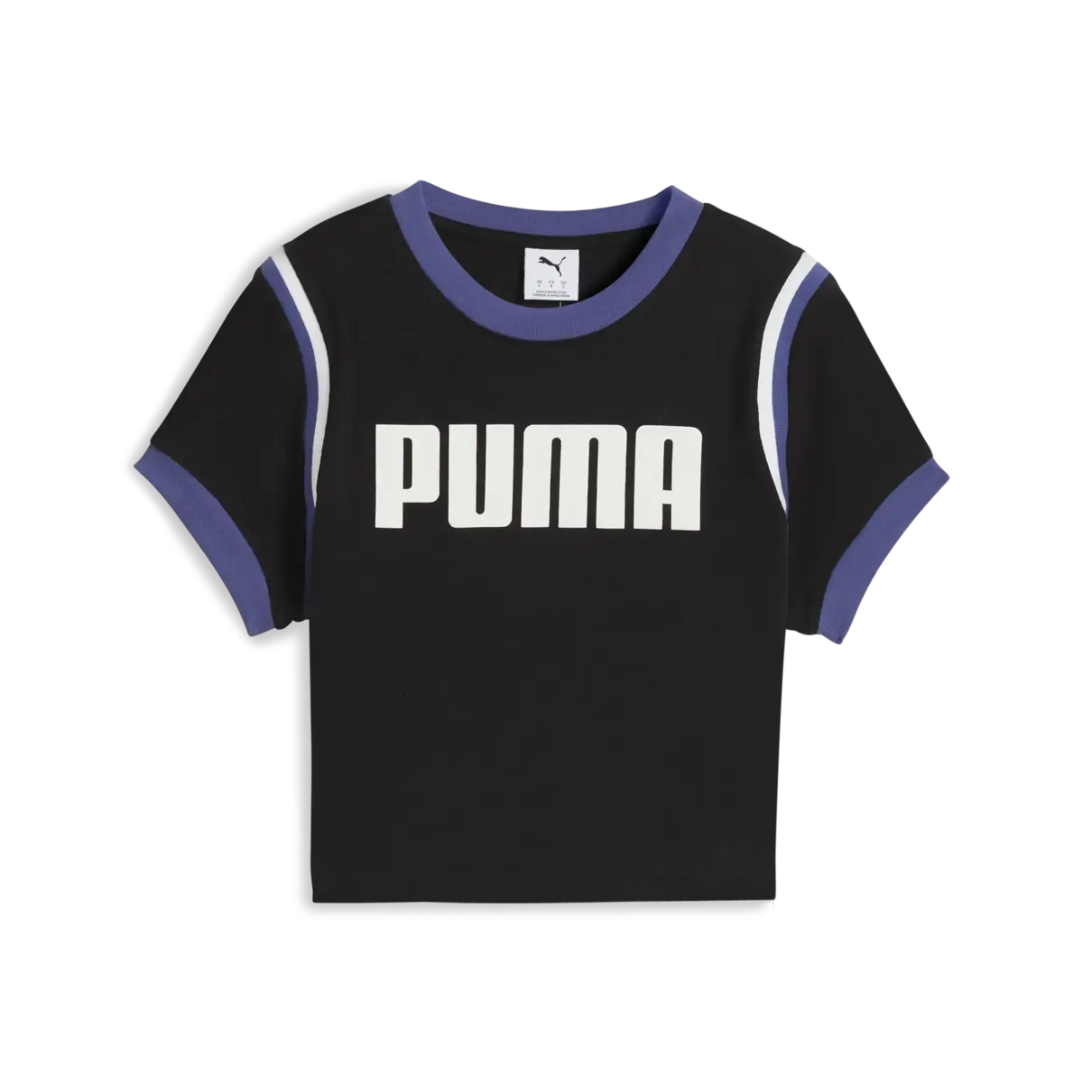 PUMA FUTURE.PUMA.ARCHIVE Baby Tee Siyah Kadın Crop