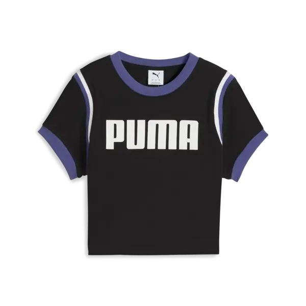 PUMA FUTURE.PUMA.ARCHIVE Baby Tee Siyah Kadın Crop